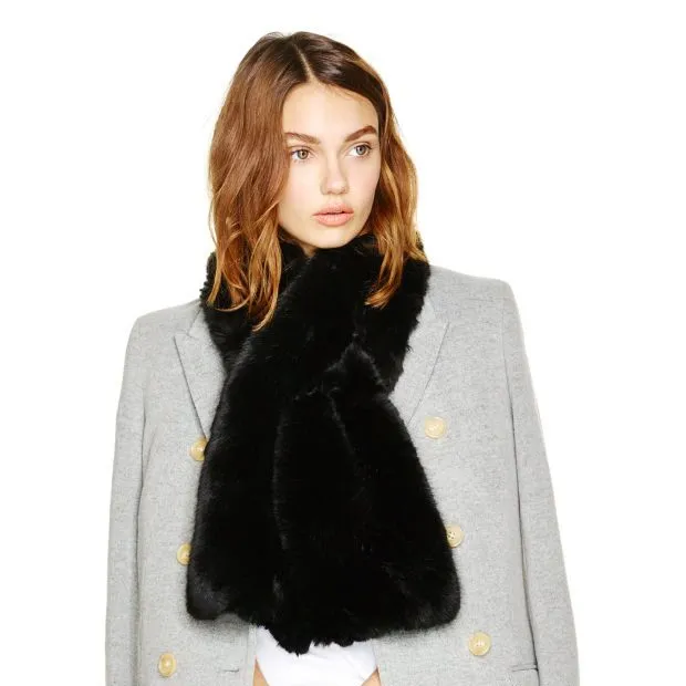 4. Faux Fur Scarf